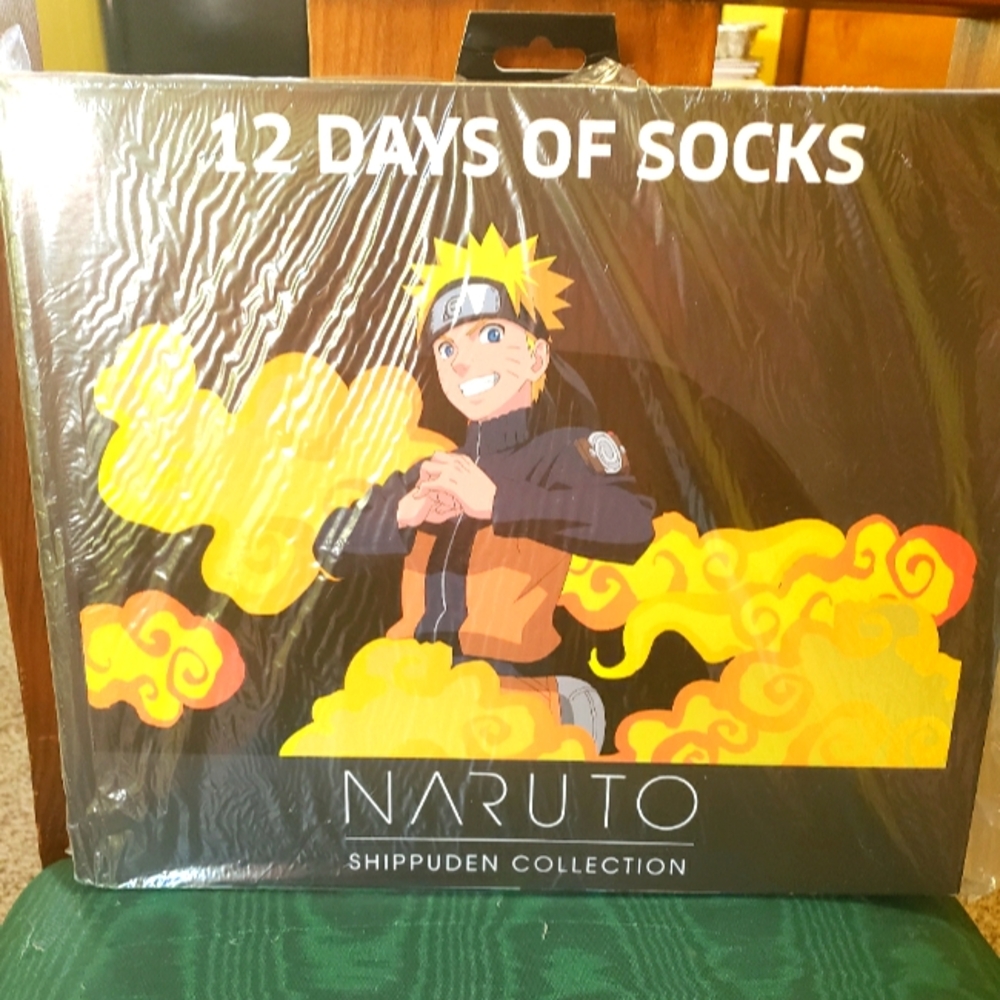 Naruto Shippuden 12 Days of Socks